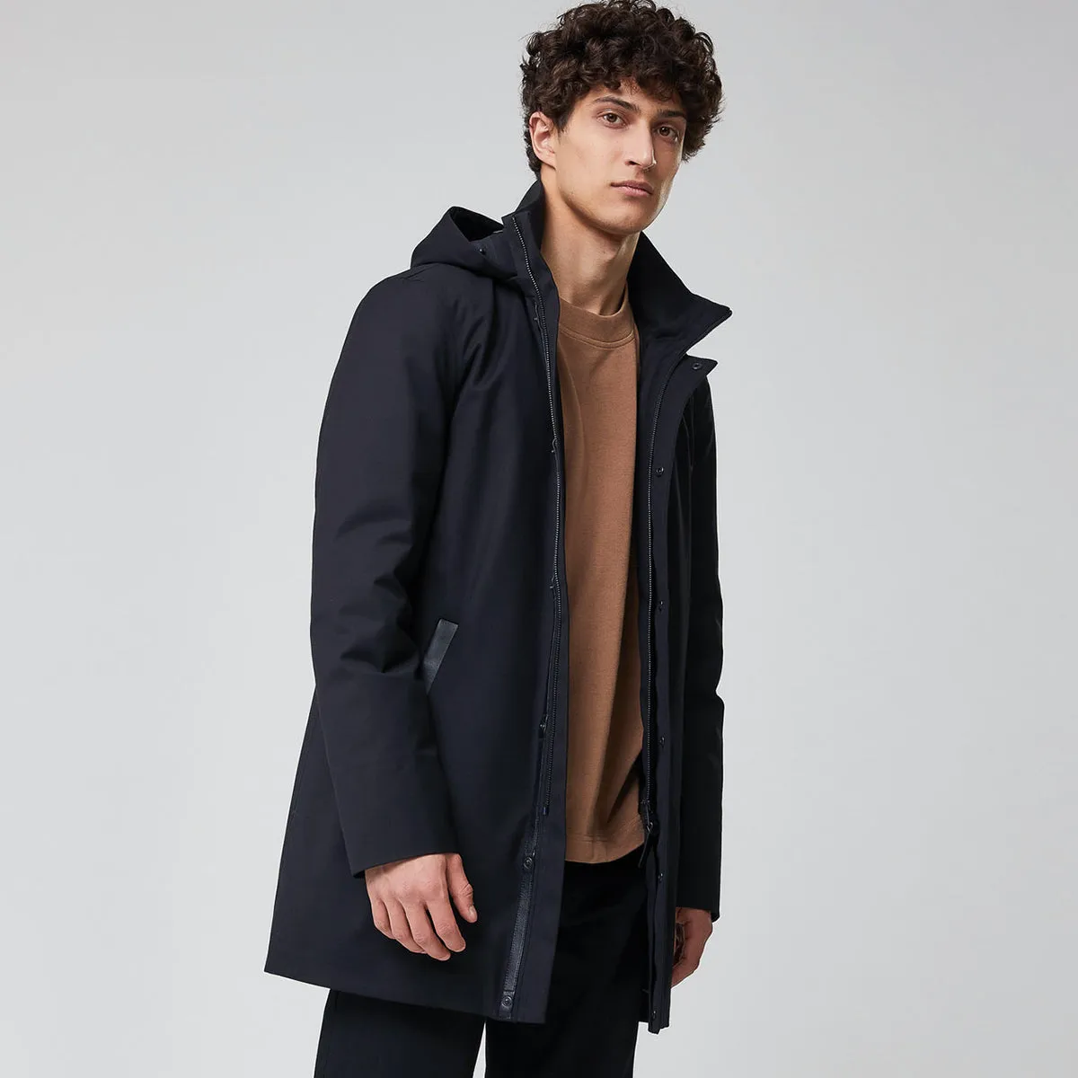 Mackage - Thorin-R Trench Coat with Removable Liner in Navy