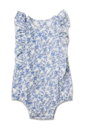 Marquise - Blue Flutter Floral bodysuit