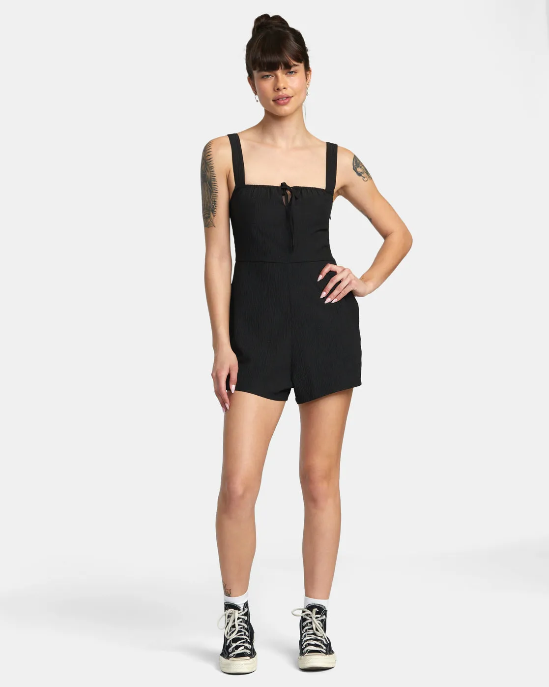 Mayfair Romper Onesie - Black