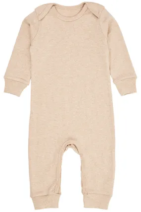MELANGE FULL BODY ROMPER - BEIGE MELANGE
