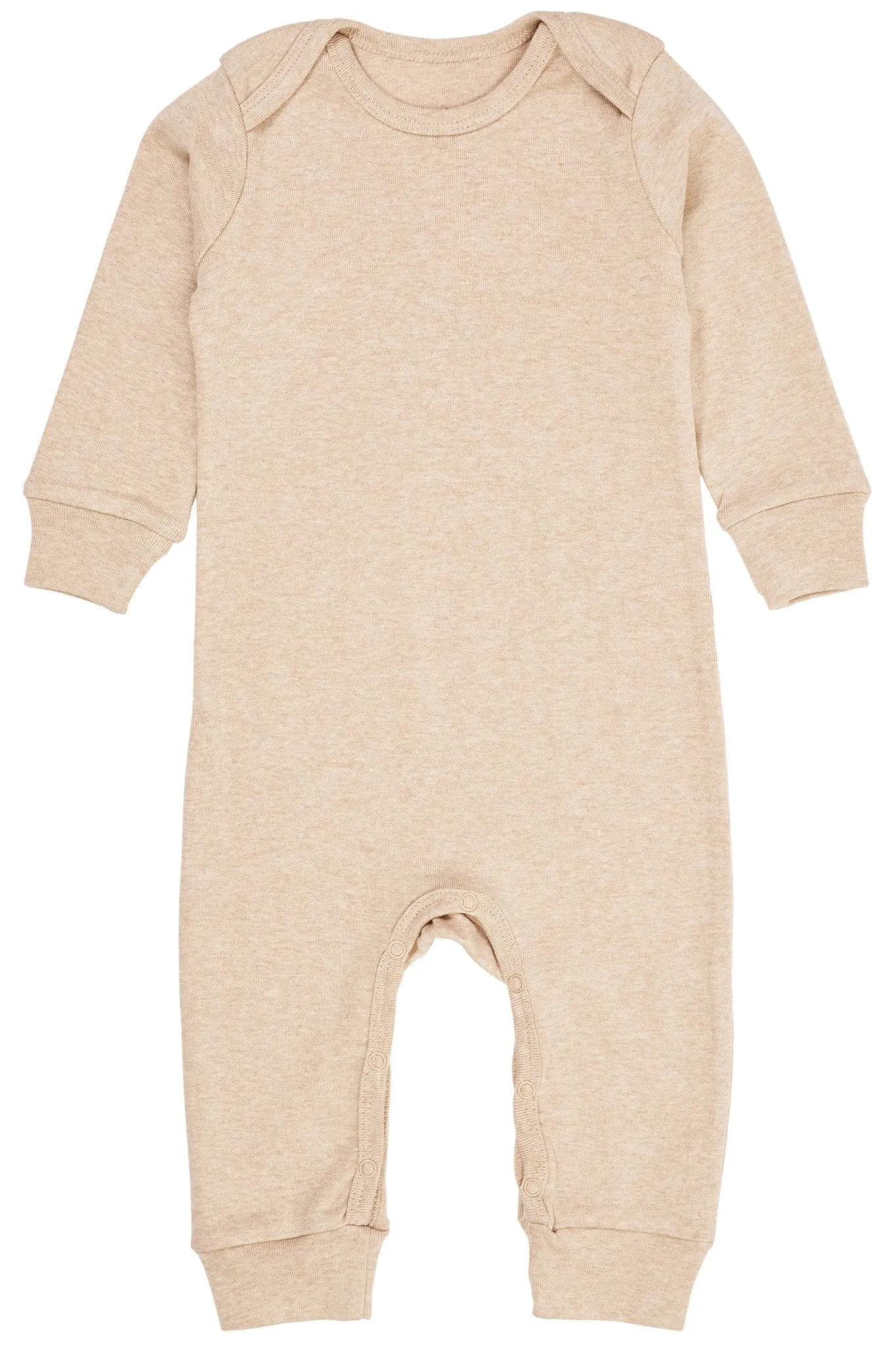 MELANGE FULL BODY ROMPER - BEIGE MELANGE
