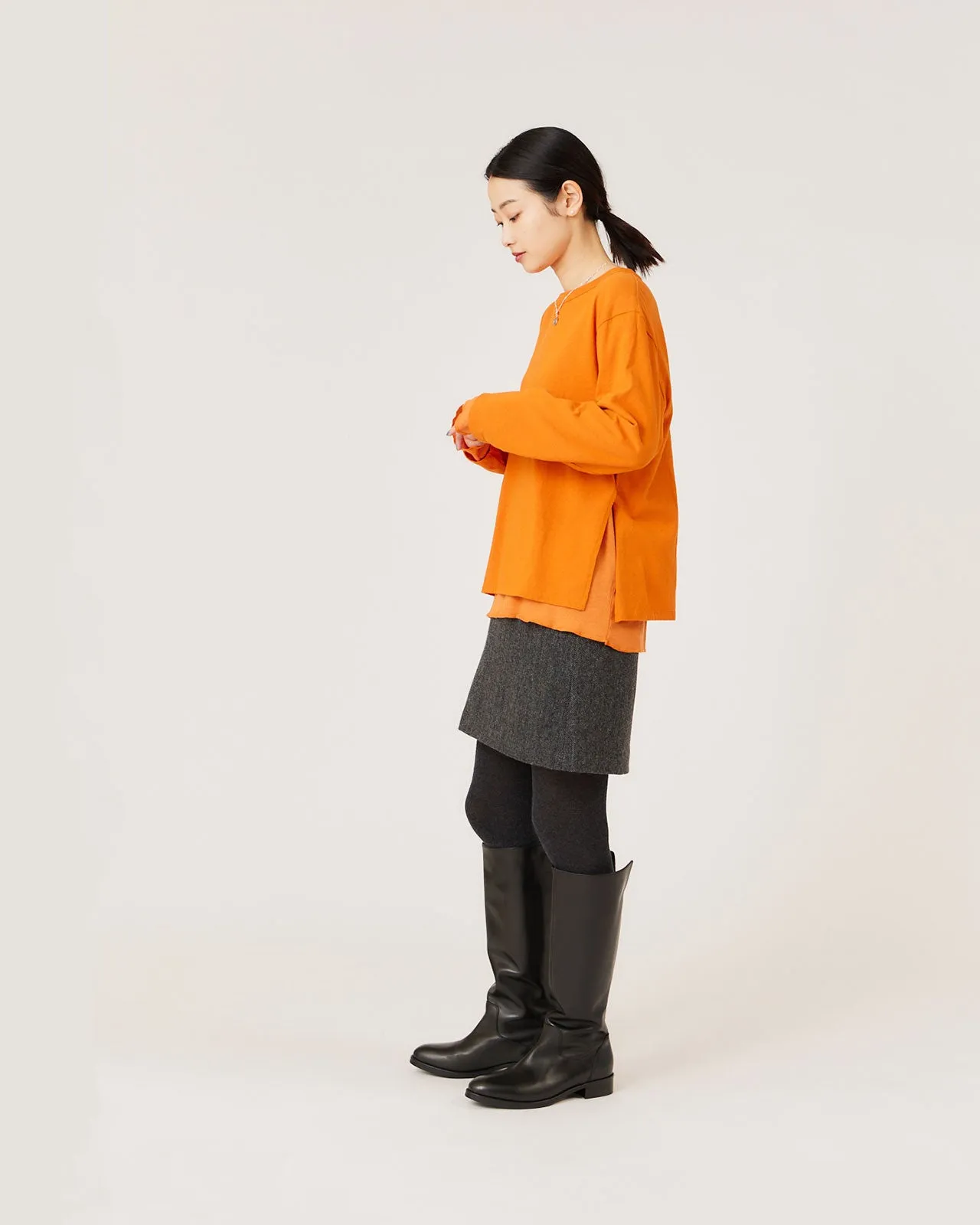 MEYAME DOUBLE LONG SLEEVE TEE