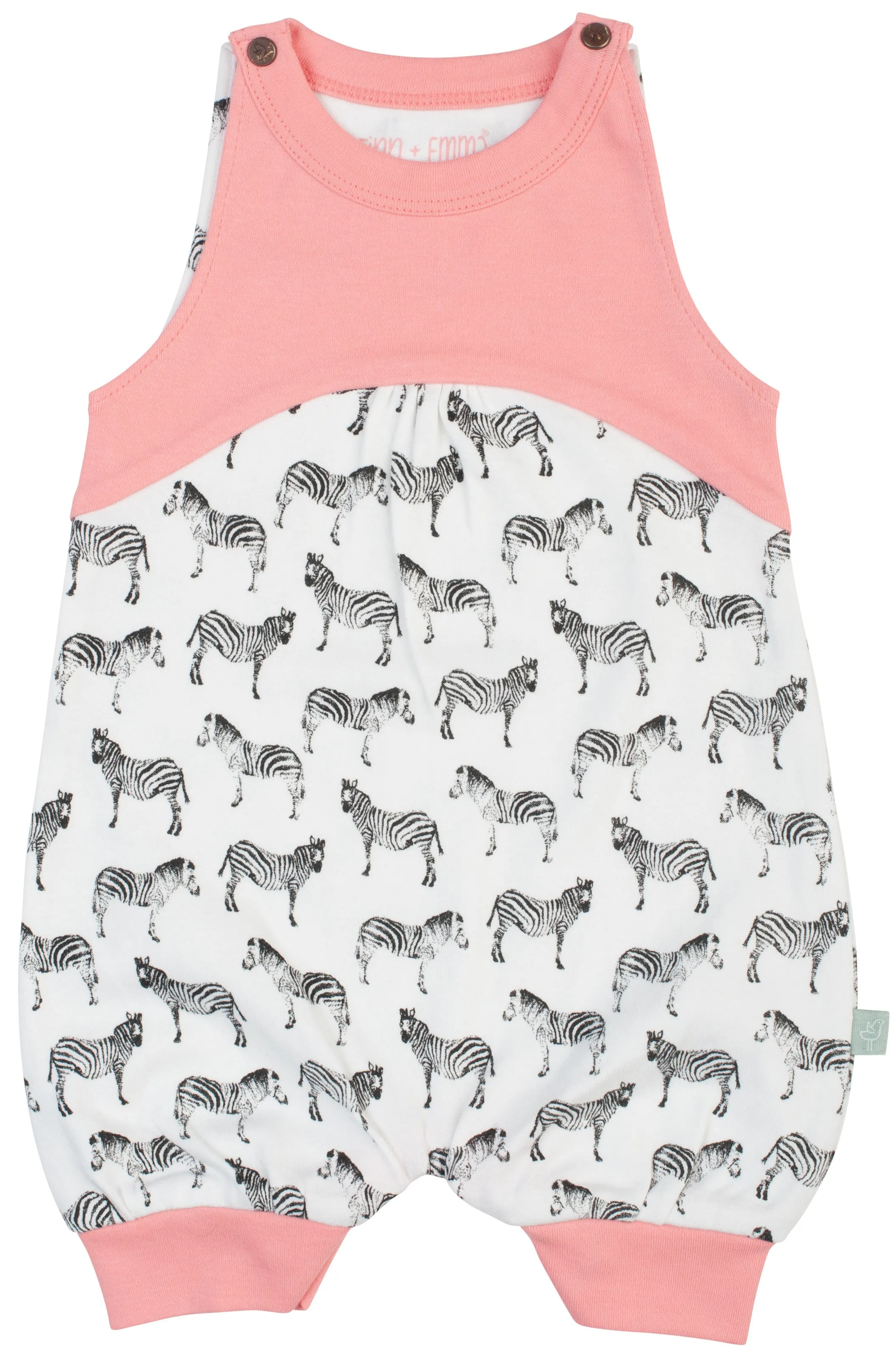 Miami Zoo Collection Romper In Zebra