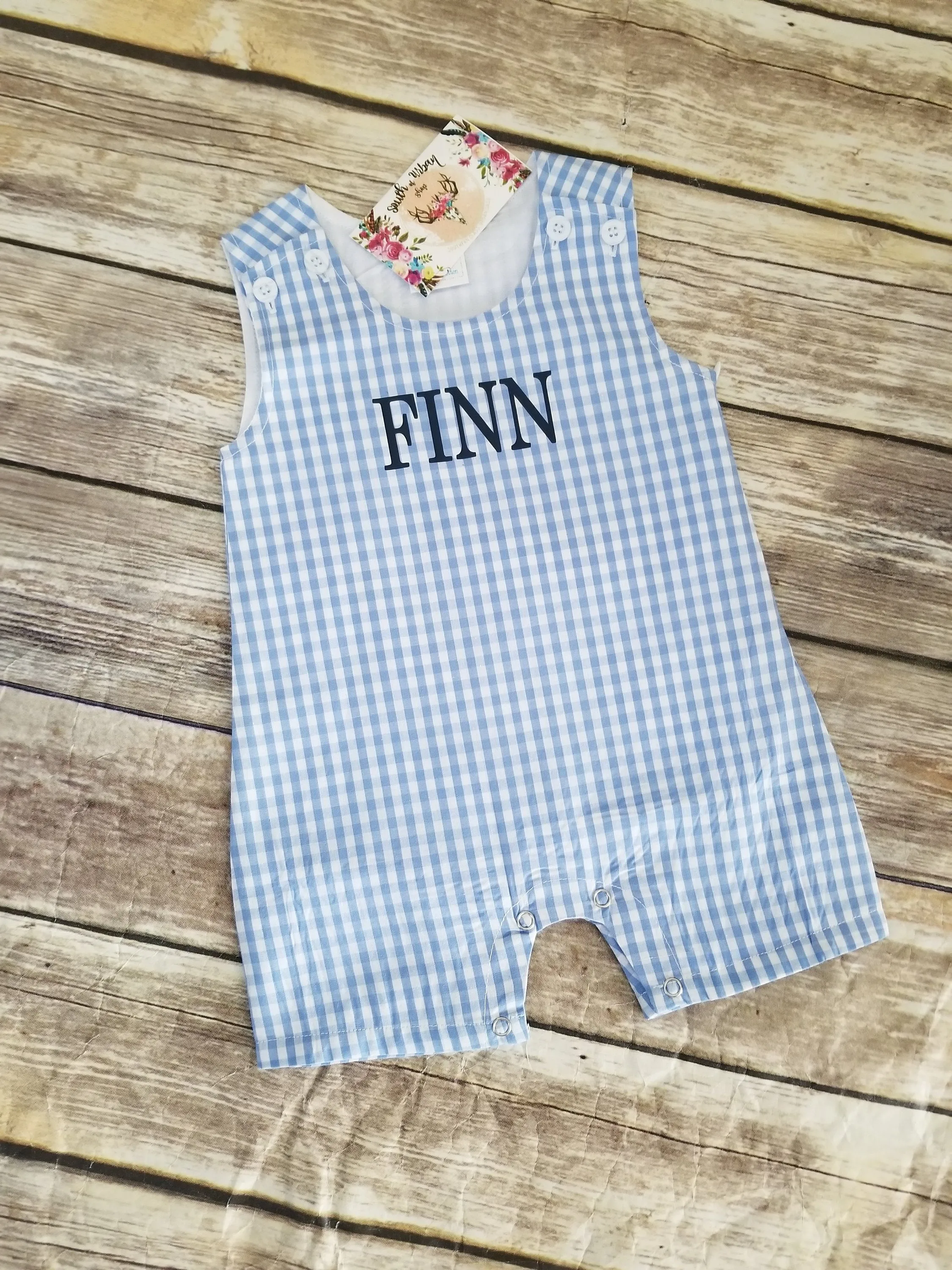Monogrammed Boys Jon Jon