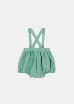 Musa Baby Romper in Light Turquoise