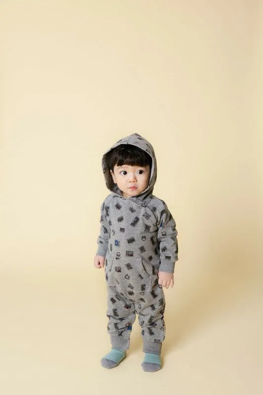 Musician Cotton Hoodie Romper