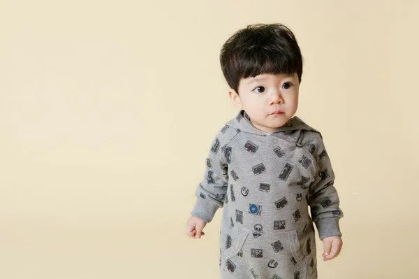 Musician Cotton Hoodie Romper