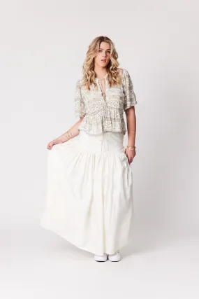 Navajo Skirt - Vanilla