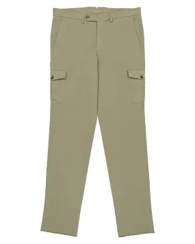 Olive Broken Twill Dress Cargo Trouser