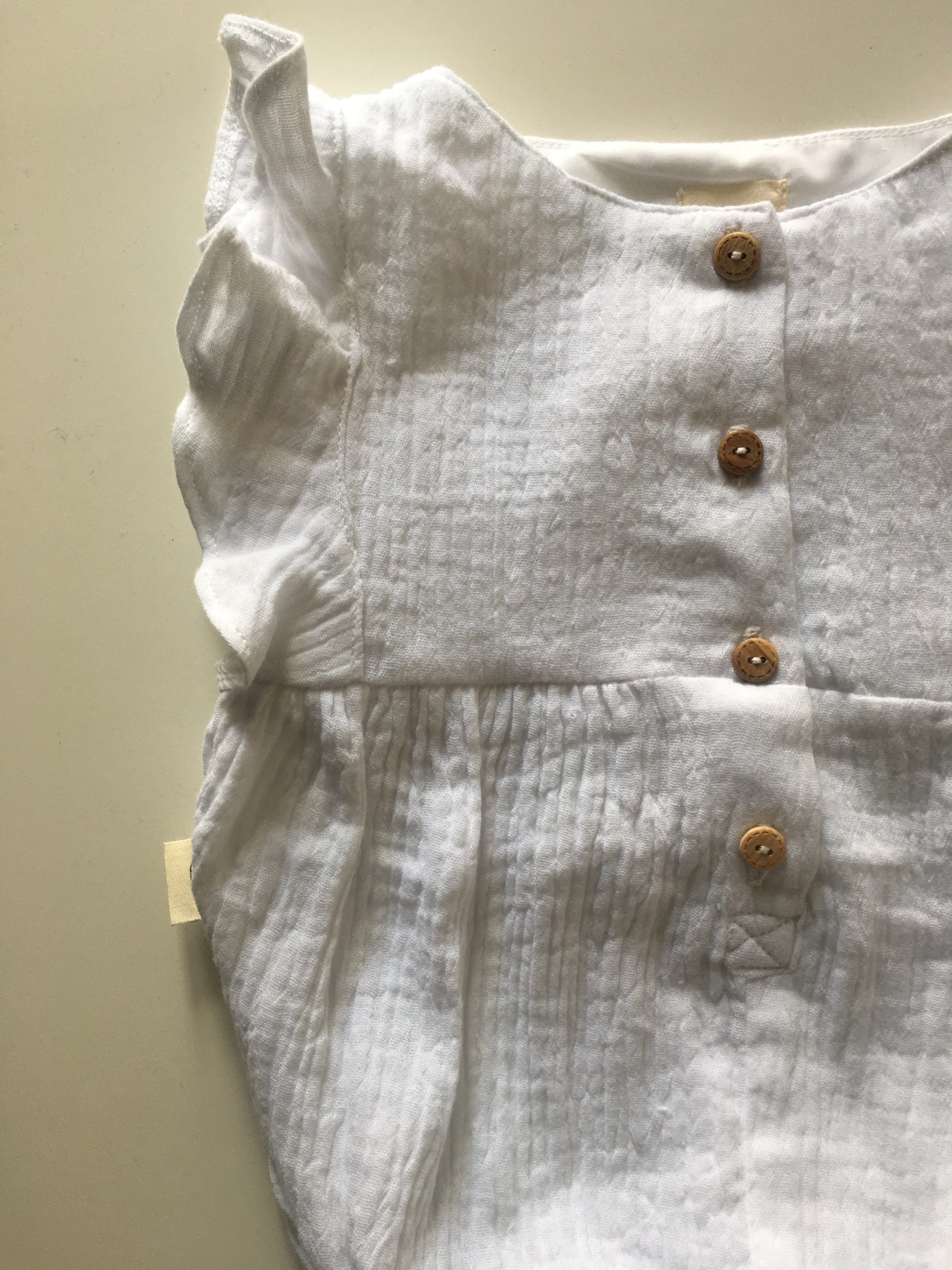 Organic cotton romper