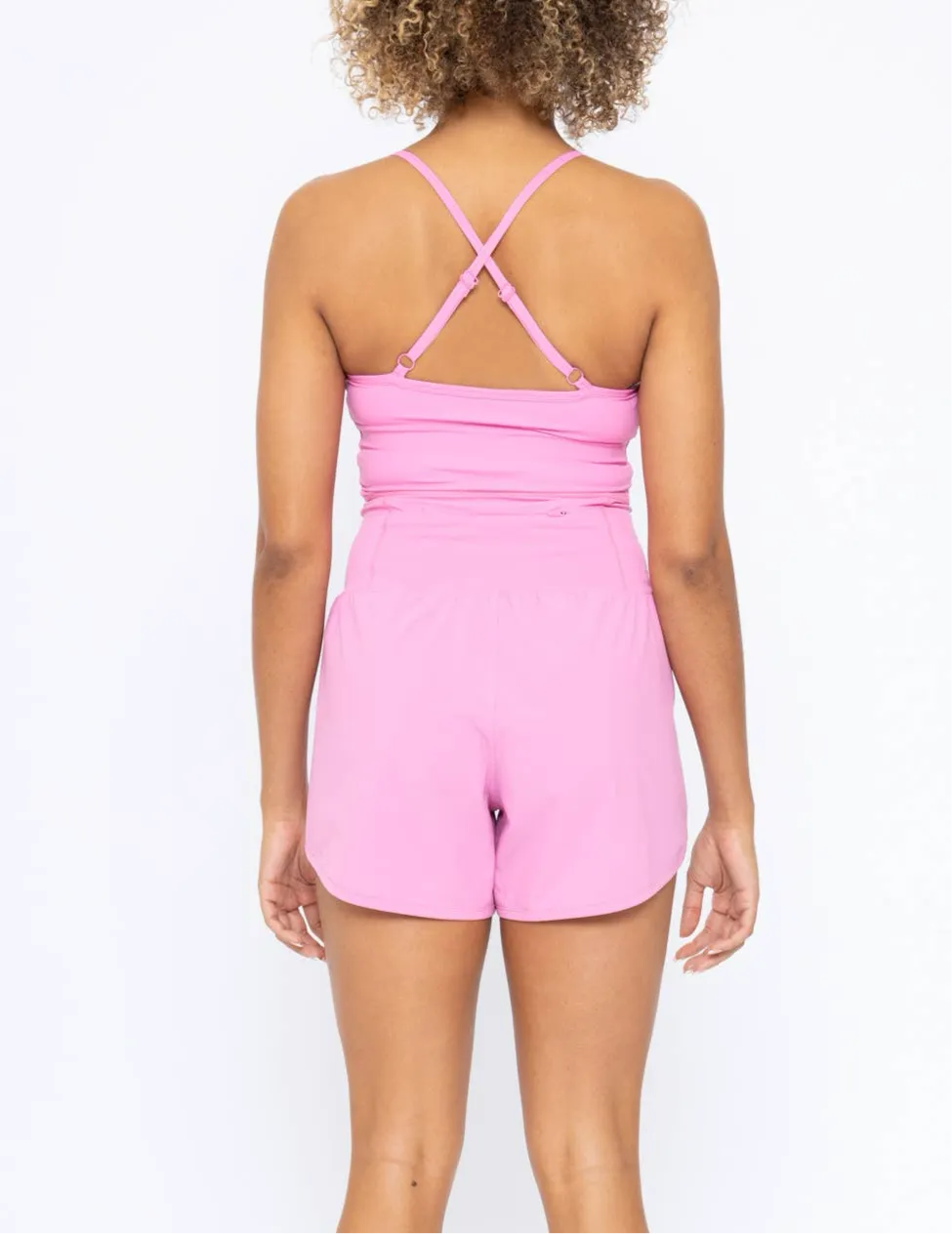 OTG CROSS BACK ACTIVE ROMPER | PINK