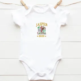Personalised "My 1st Christmas" Baby Body