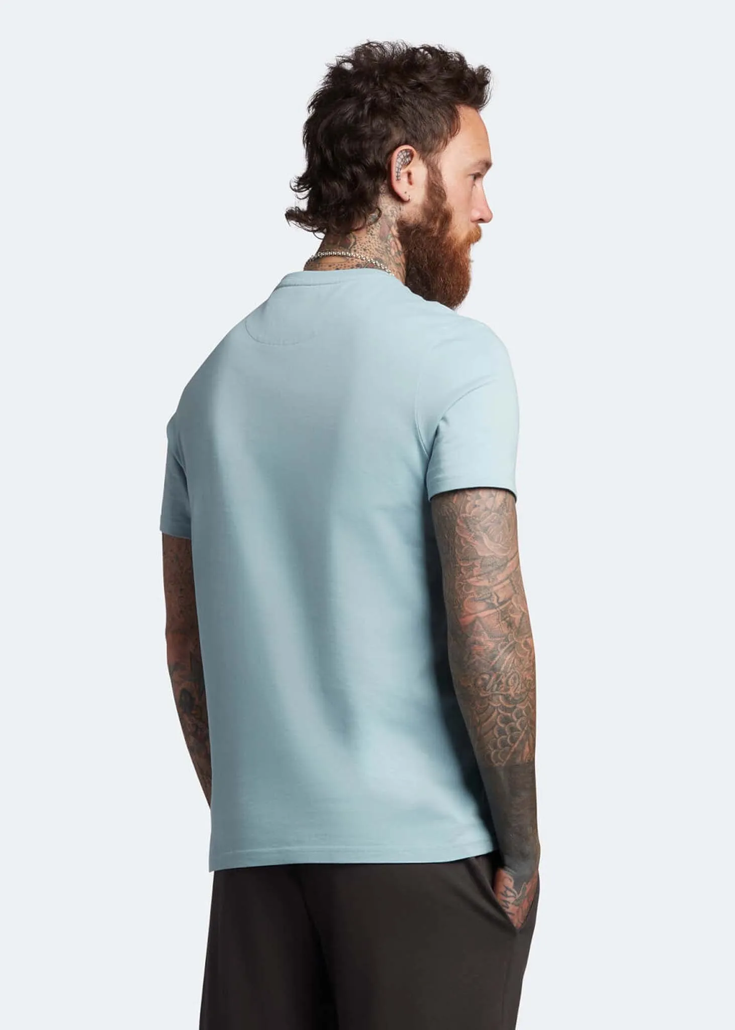 Plain t-shirt - away blue