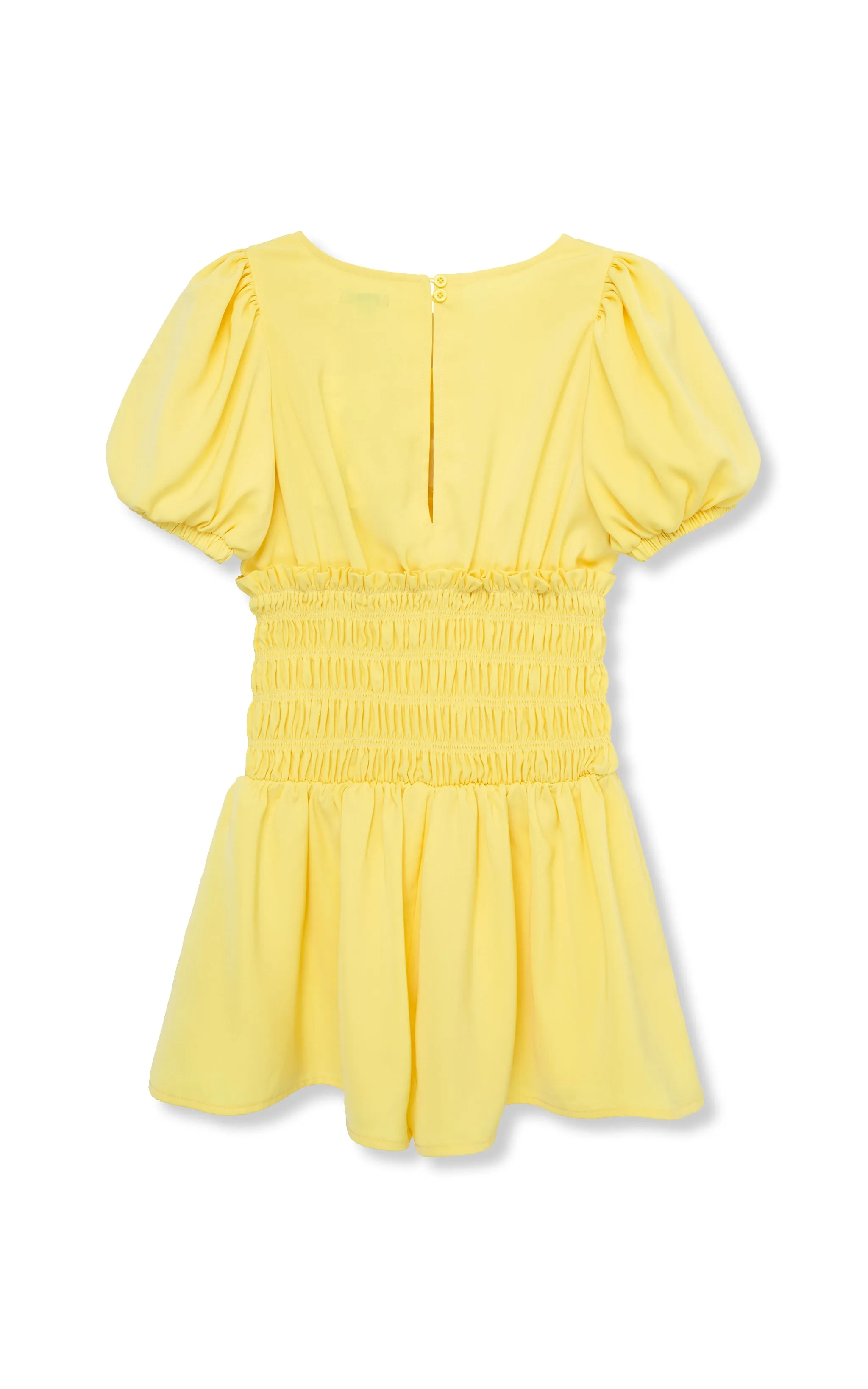 Puff Sleeve Romper | 7-16