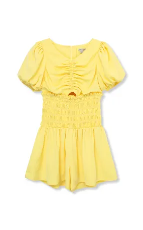 Puff Sleeve Romper | 7-16