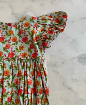 Puff sleeved romper