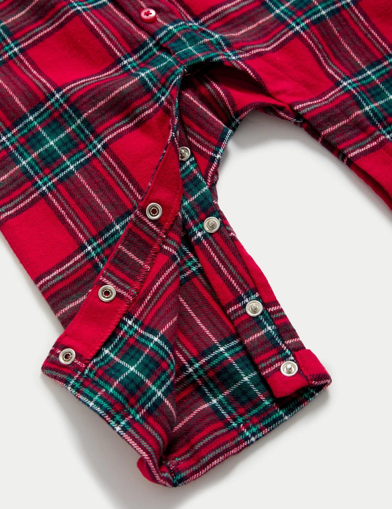 Pure Cotton Checked Romper