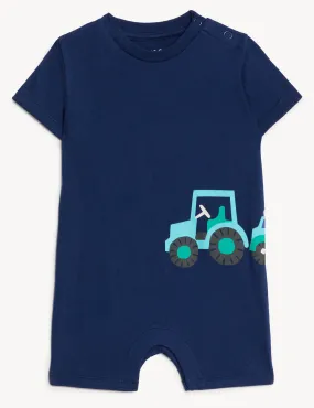 Pure Cotton Transport Romper