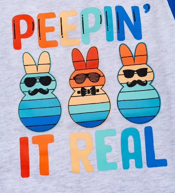 "Peepin' It Real" Gray Romper