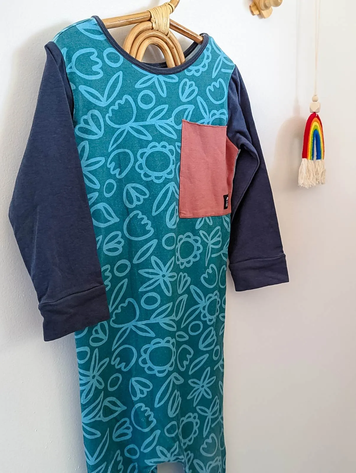 Rags Long Sleeve Romper (2t)