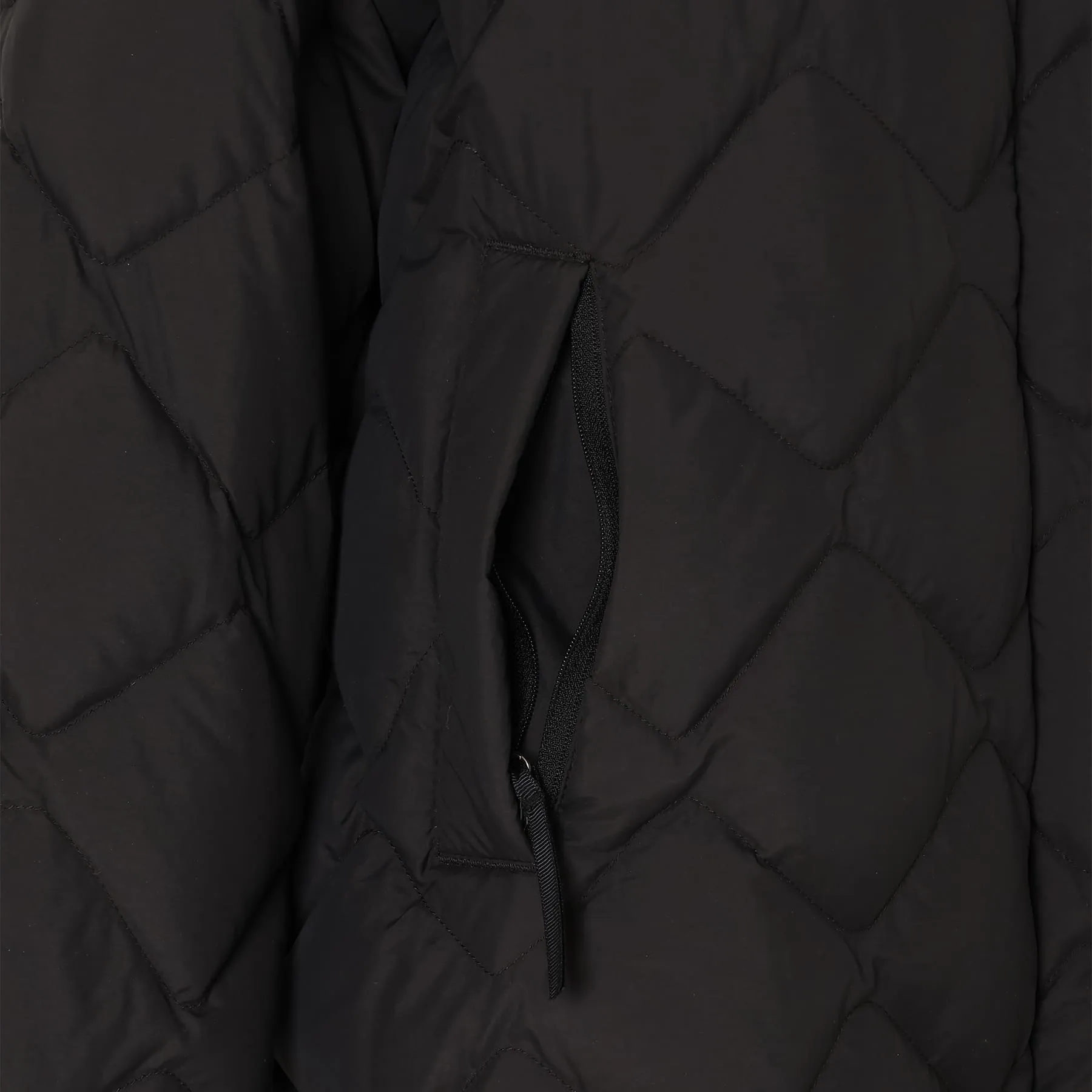 RIB COLLAR QUILTED DOWN COAT W(WOMEN)