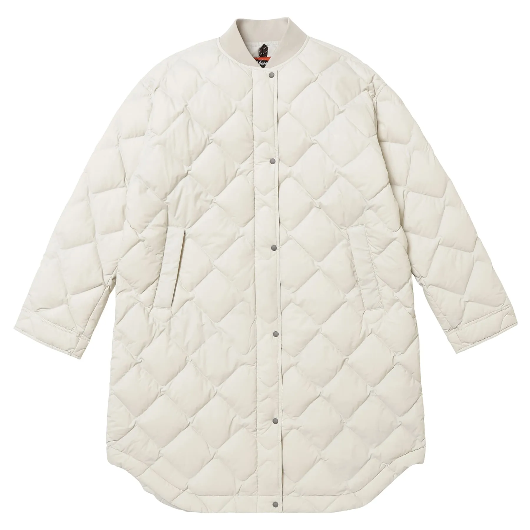 RIB COLLAR QUILTED DOWN COAT W(WOMEN)