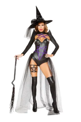 Roma 2pc Dark Witch Costume