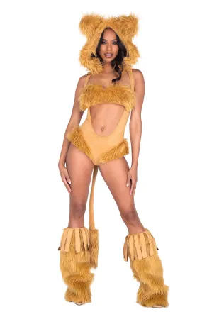 Roma 2pc Queen of the Jungle Lion Costume