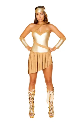 Roma 3pc Golden Goddess Costume