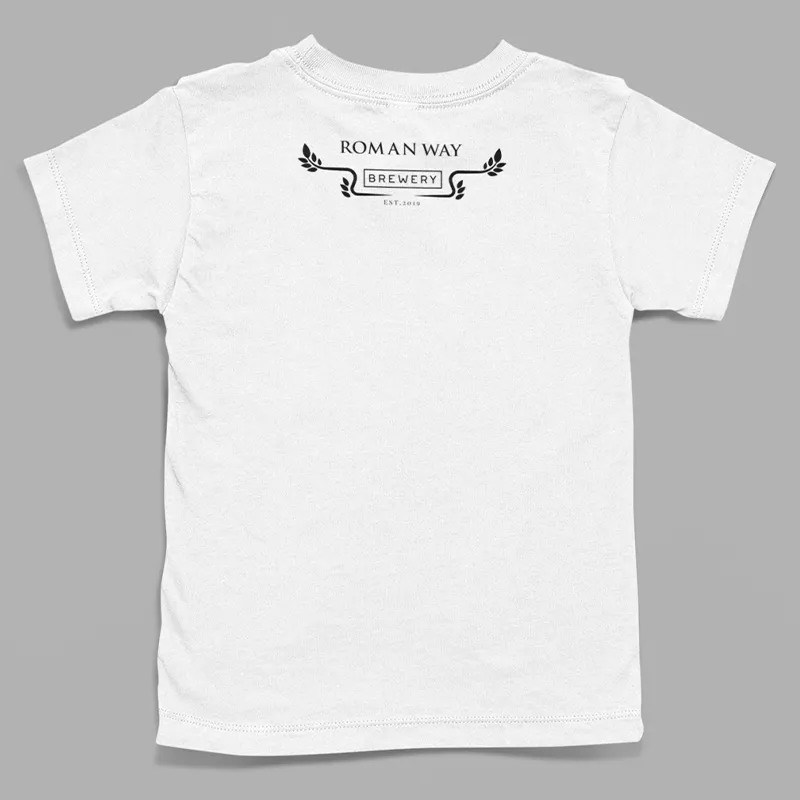 ROMAN WAY BREWERY (WHEAT LOGO) FRONT & BACK T SHIRT