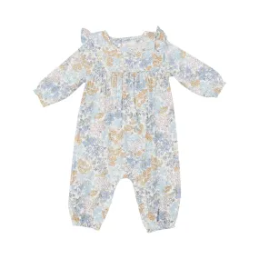 Ruffle Sleeve Romper - Edith'S Floral