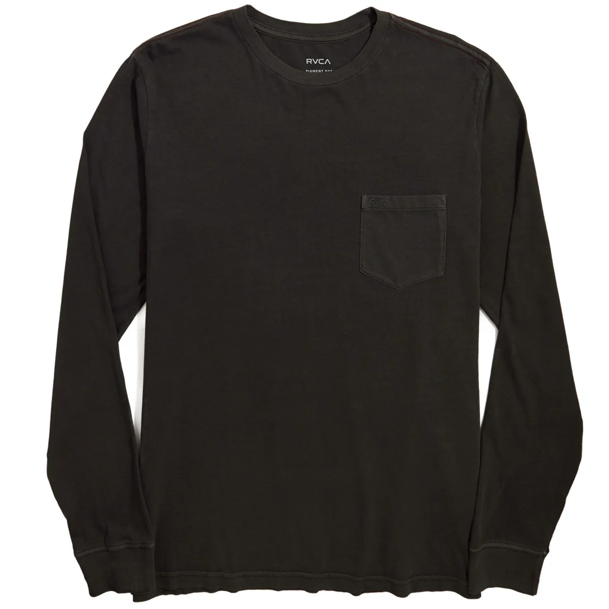 RVCA Ptc Pigment Long Sleeve T-Shirt - Pirate Black