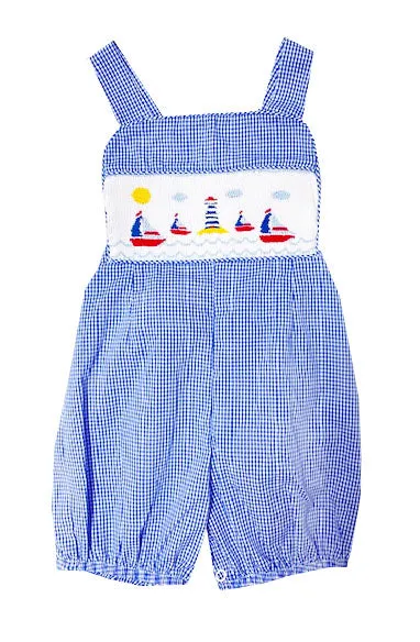 Sailboats Boy's Romper