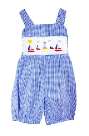 Sailboats Boy's Romper
