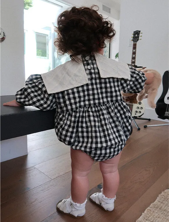 Scottie Romper in Gingham