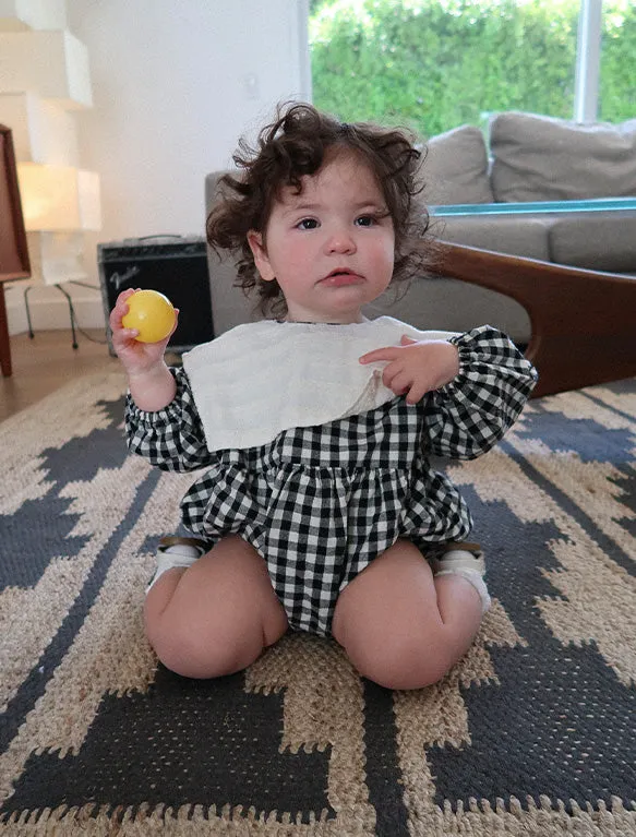 Scottie Romper in Gingham