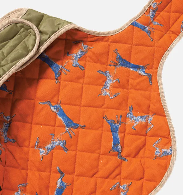Showerproof Quilted Dog Coat Green by Danish Design