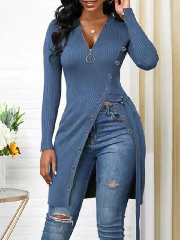 Solid Sleeveless Graceful Ruffle Dress
