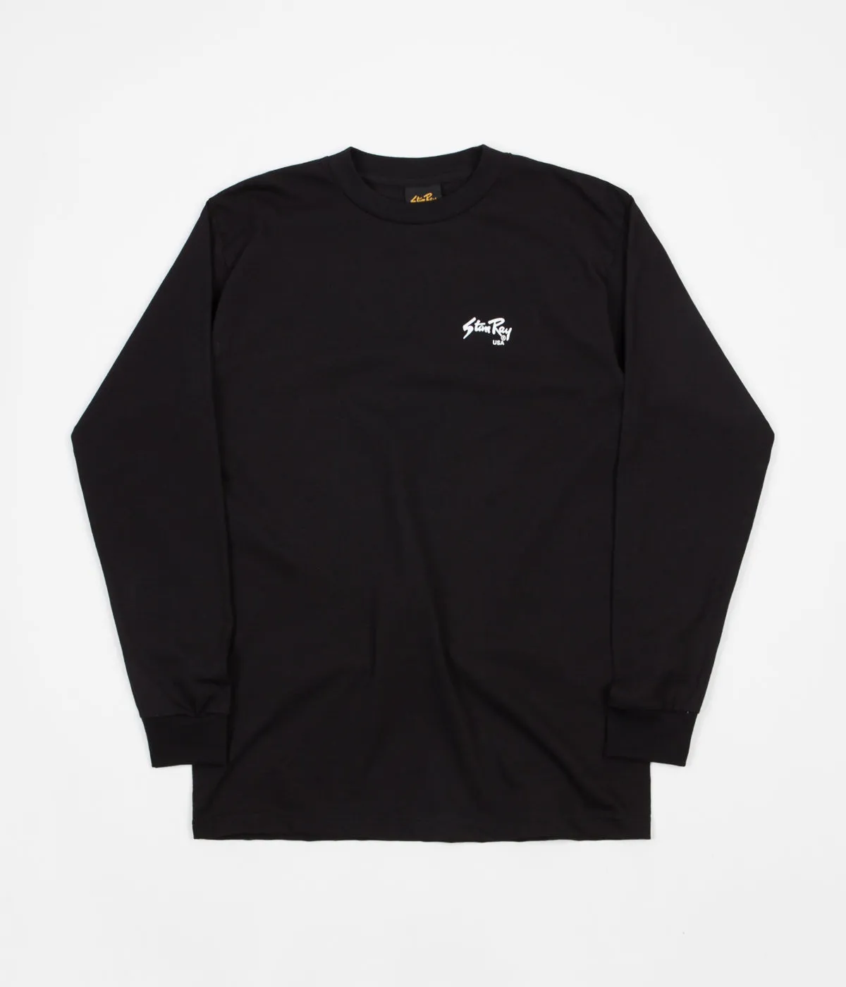 Stan Ray Peace Stripe Long Sleeve T-Shirt - Black