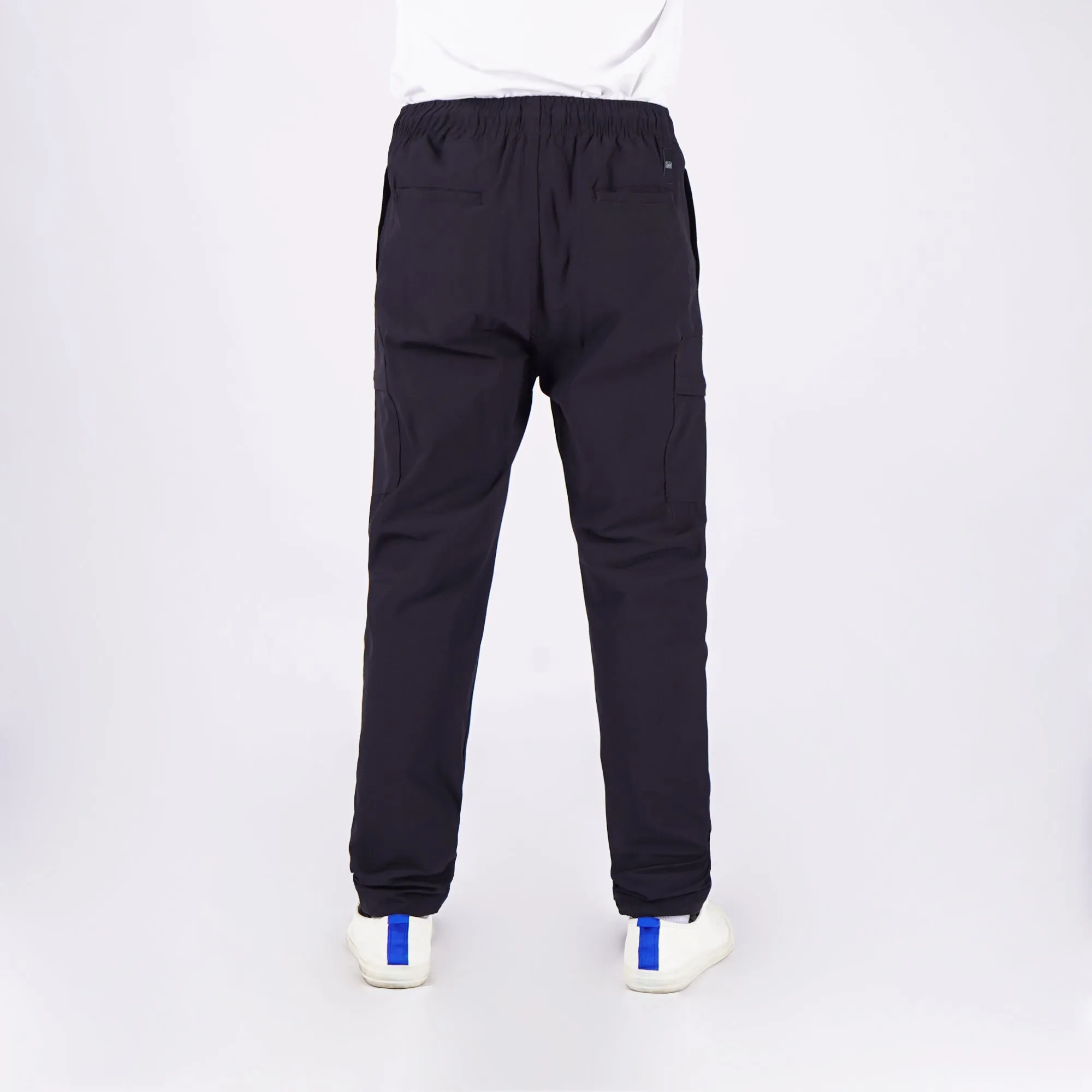 Stylistic Mr. Lee Men's Basic Non-Denim Cargo Pants Mid Waist 145231 (Black)