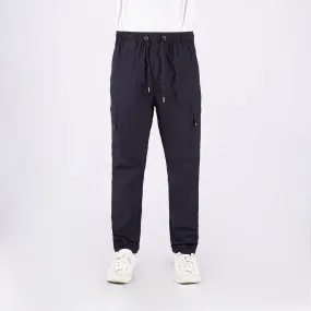 Stylistic Mr. Lee Men's Basic Non-Denim Cargo Pants Mid Waist 145231 (Black)