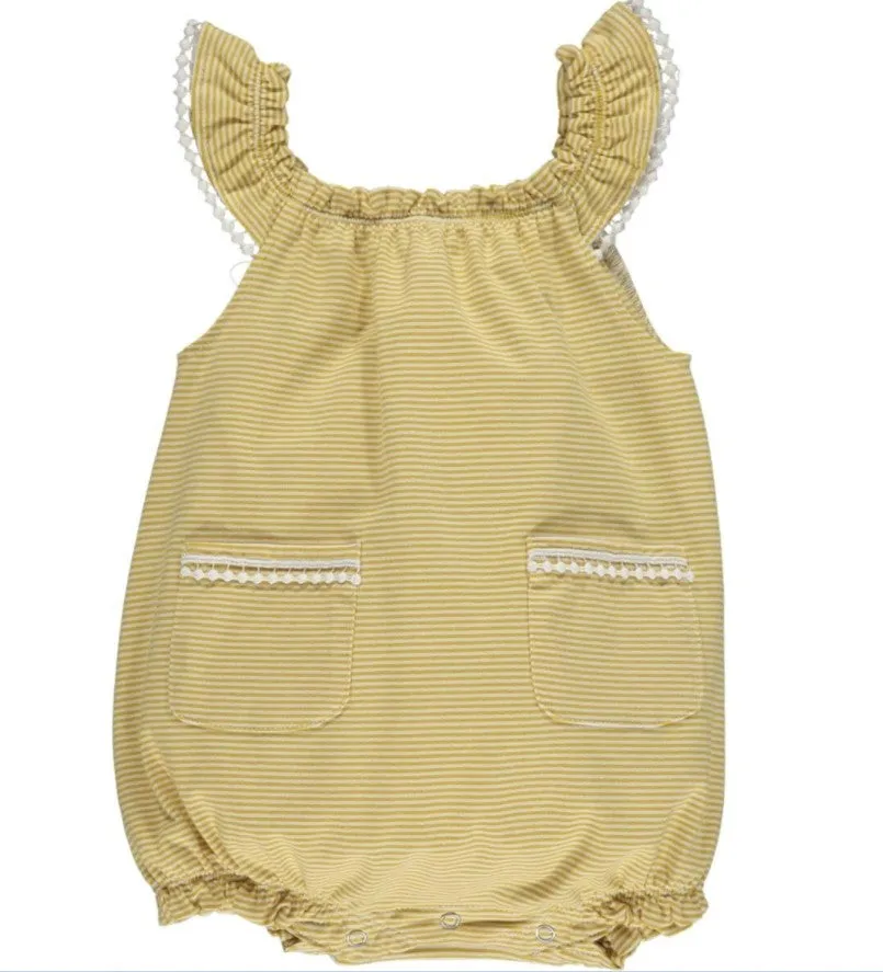Sunshine Aspen Cotton Knit Baby Romper