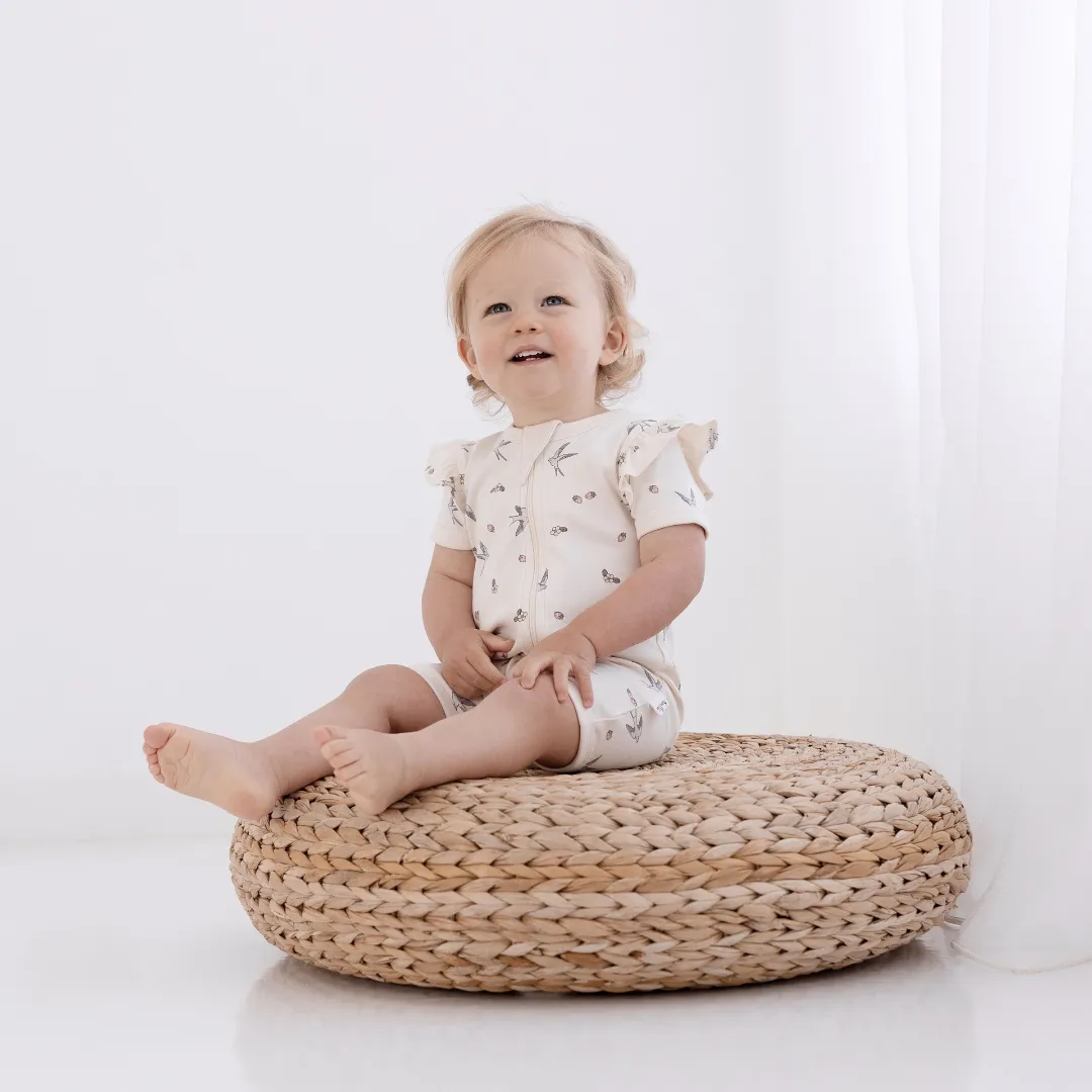 Swallow Zip Romper