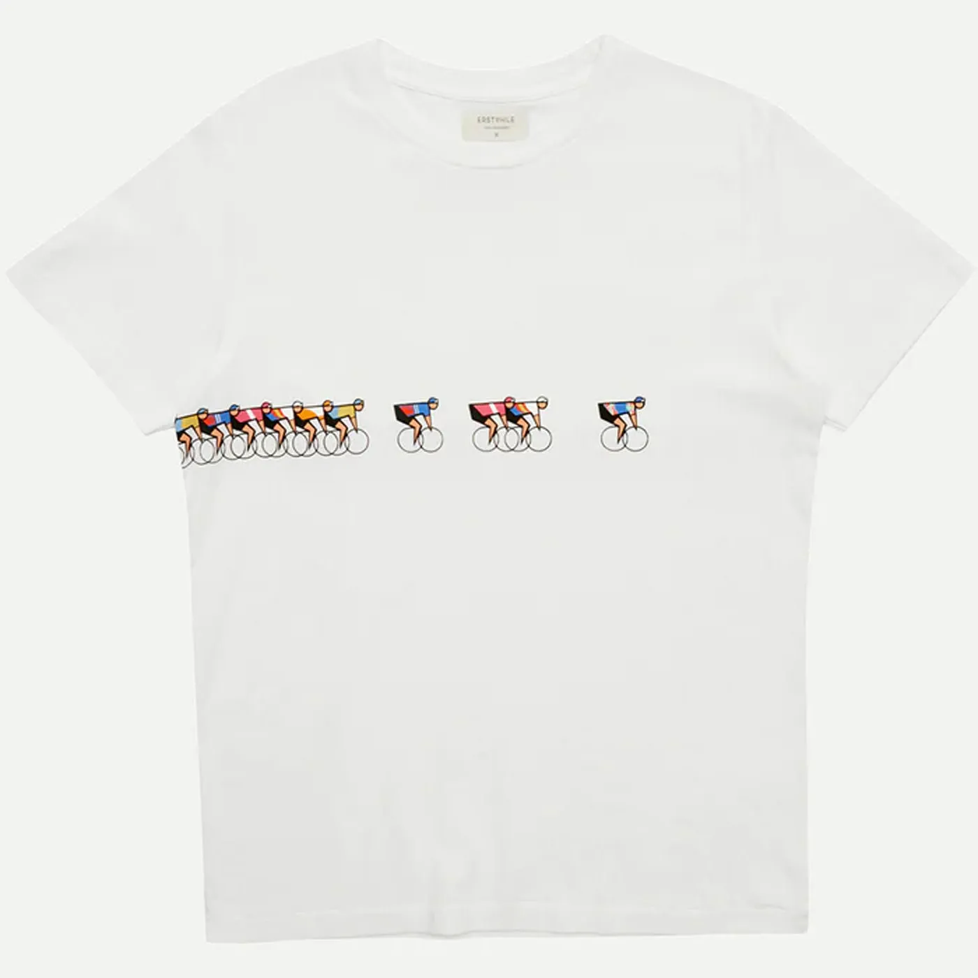 T-Shirt Erstwhile Tete de la Course 90S - Bianco