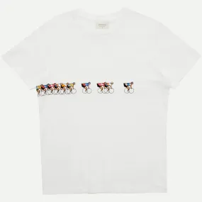 T-Shirt Erstwhile Tete de la Course 90S - Bianco