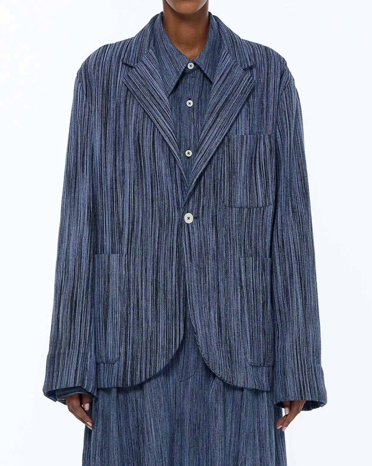 The Blazer : Parisian Blue Chambray