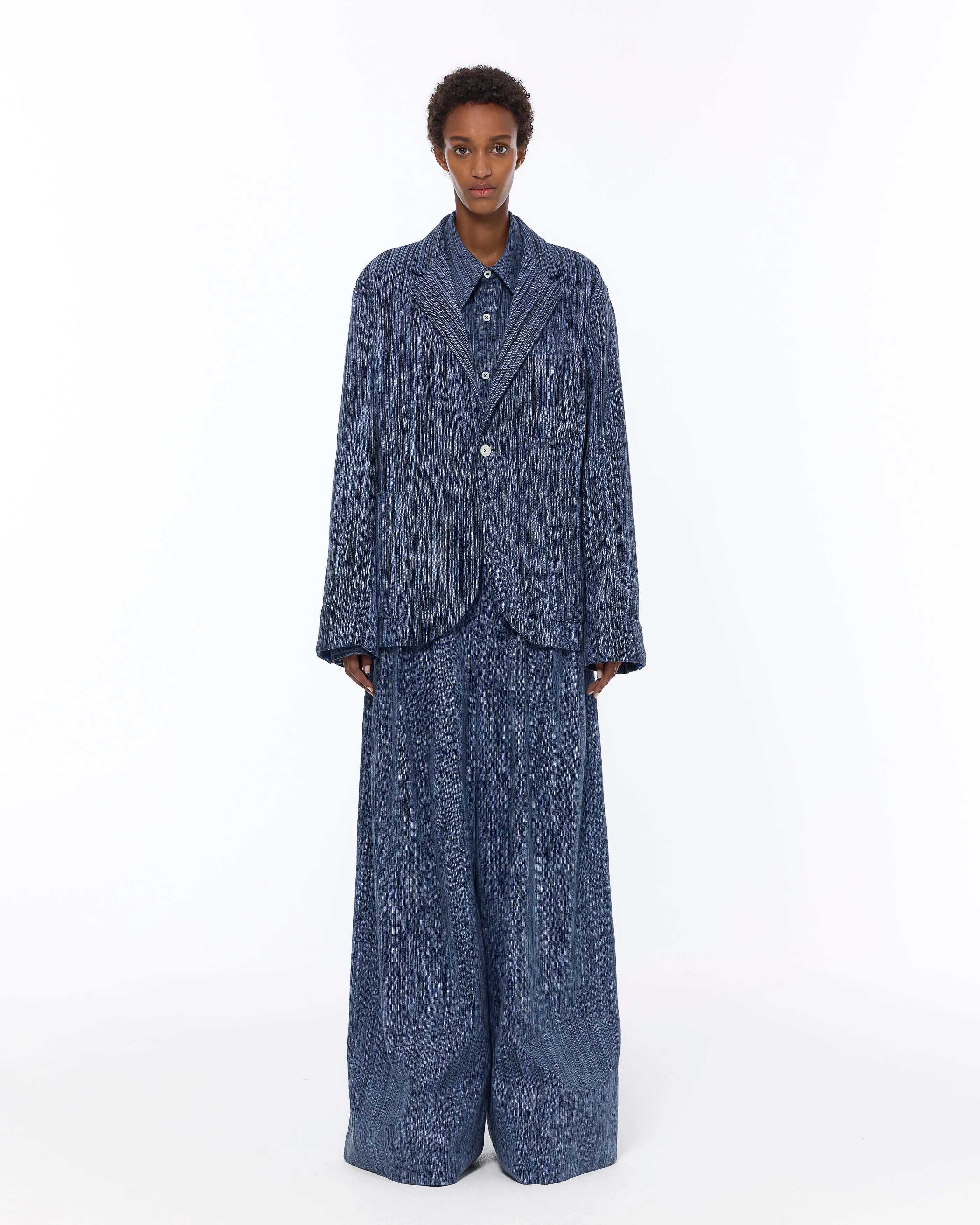 The Blazer : Parisian Blue Chambray