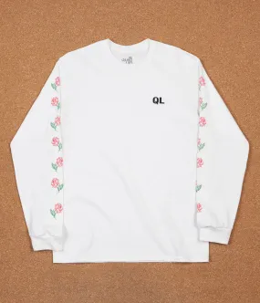 The Quiet Life Rose Long Sleeve T-Shirt - White