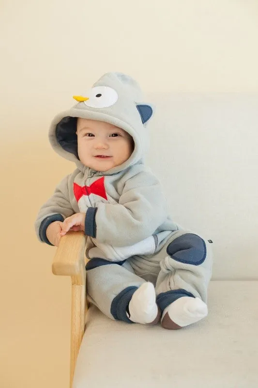 Tie Owl Baby Fleece Hoodie