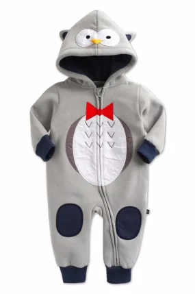 Tie Owl Baby Fleece Hoodie